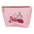 Japan Moomin Boat-shaped Pouch - Little My / Moominmamma Pink - 1