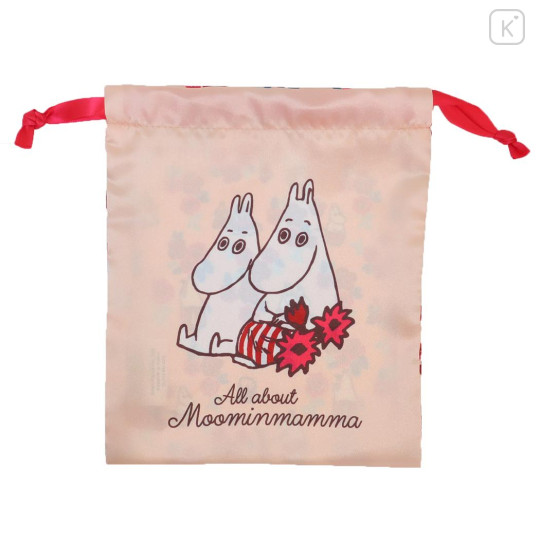 Japan Moomin Drawstring Bag - Moominmamma Beige - 1