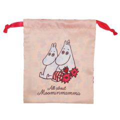 Japan Moomin Drawstring Bag - Moominmamma Beige