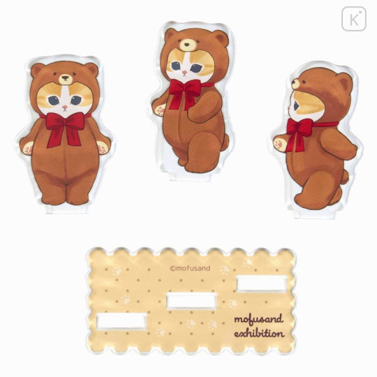 Japan Mofusand Exhibition Layer Acrylic Stand - Cat / Bear - 5