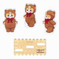 Japan Mofusand Exhibition Layer Acrylic Stand - Cat / Bear - 5