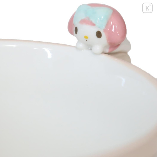 Japan Sanrio Soup Mug with Nokkari Figure - My Melody / Comics - 3