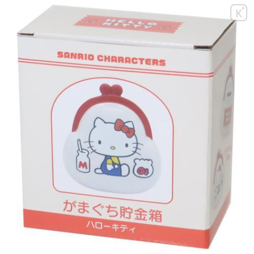 Japan Sanrio Ceramic Piggy Bank - Hello Kitty / Purse - 4