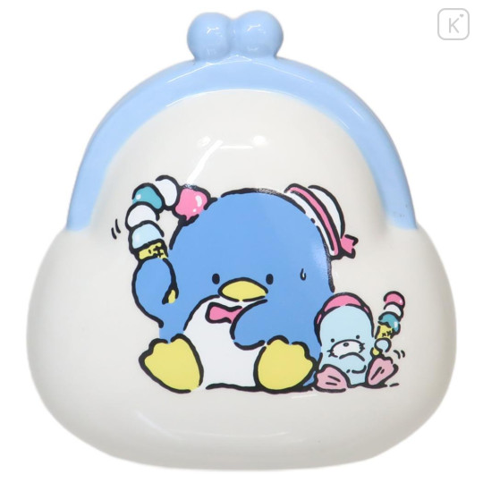 Japan Sanrio Ceramic Piggy Bank - Tuxedo Sam / Purse - 1