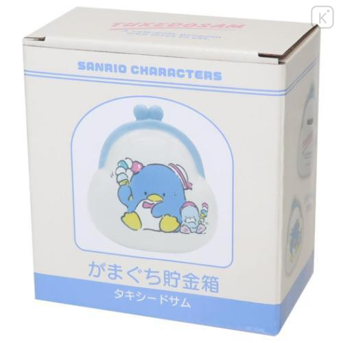 Japan Sanrio Ceramic Piggy Bank - Tuxedo Sam / Purse - 4