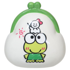 Japan Sanrio Ceramic Piggy Bank - Keroppi / Purse