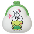 Japan Sanrio Ceramic Piggy Bank - Keroppi / Purse - 1