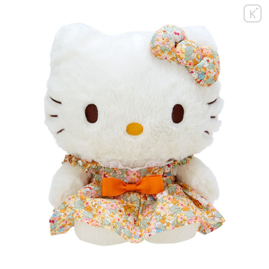 Japan Sanrio Liberty Fabrics Plush Toy - Hello Kitty / Yellow - 1