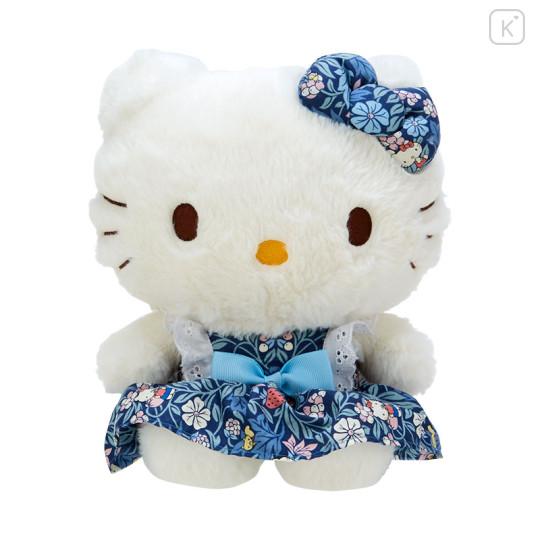 Japan Sanrio Liberty Fabrics Plush Toy - Hello Kitty / Blue - 1