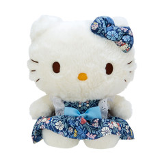 Japan Sanrio Liberty Fabrics Plush Toy - Hello Kitty / Blue