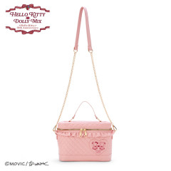 Japan Sanrio Dolly Mix Vanity Shoulder Bag - Hello Kitty & Hello Mimmy