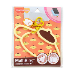 Japan Sanrio Multi Ring Plus with Silicone Bracelet - Pompompurin