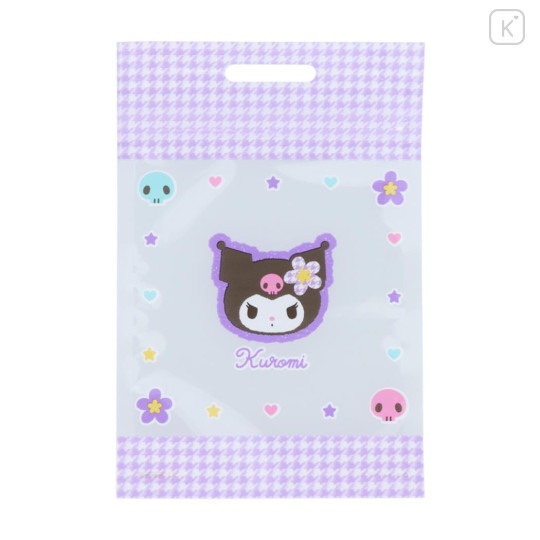 Japan Sanrio Gift Shopper Bag 5pcs - Kuromi / Y2k Houndstooth - 1