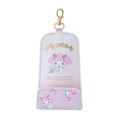 Japan Sanrio Key Case with Reel - My Melody / Hugging Soft