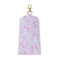 Japan Sanrio Key Case with Reel - My Melody / Hugging Soft - 2