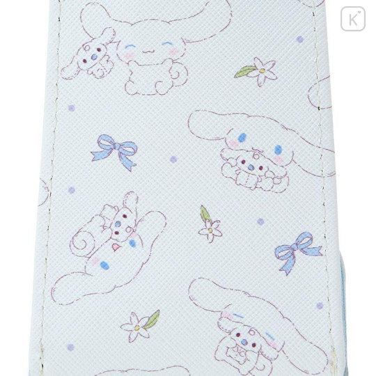 Japan Sanrio Key Case with Reel - Cinnamoroll / Hugging Soft - 4