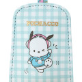 Japan Sanrio Key Case with Reel - Pochacco / Hugging Soft - 3