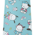 Japan Sanrio Key Case with Reel - Pochacco / Hugging Soft - 4