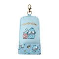 Japan Sanrio Key Case with Reel - Hangyodon / Hugging Soft - 1