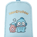 Japan Sanrio Key Case with Reel - Hangyodon / Hugging Soft - 3