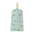 Japan Sanrio Key Case with Reel - Keroppi / Hugging Soft - 2