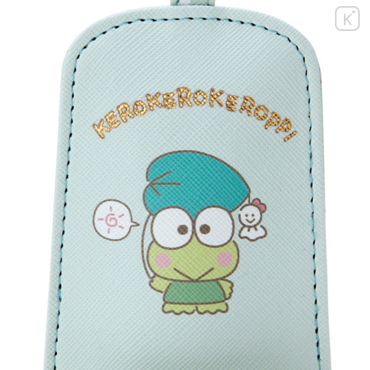 Japan Sanrio Key Case with Reel - Keroppi / Hugging Soft - 3