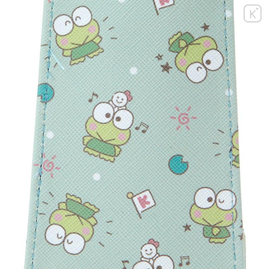 Japan Sanrio Key Case with Reel - Keroppi / Hugging Soft - 4