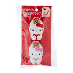 Japan Sanrio Original Toothbrush Cap 2pcs Set - Hello Kitty