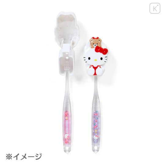 Japan Sanrio Original Toothbrush Cap 2pcs Set - Hello Kitty - 5