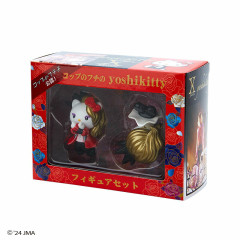 Japan Sanrio Edge of the Cup 2pcs Set - Yoshikitty