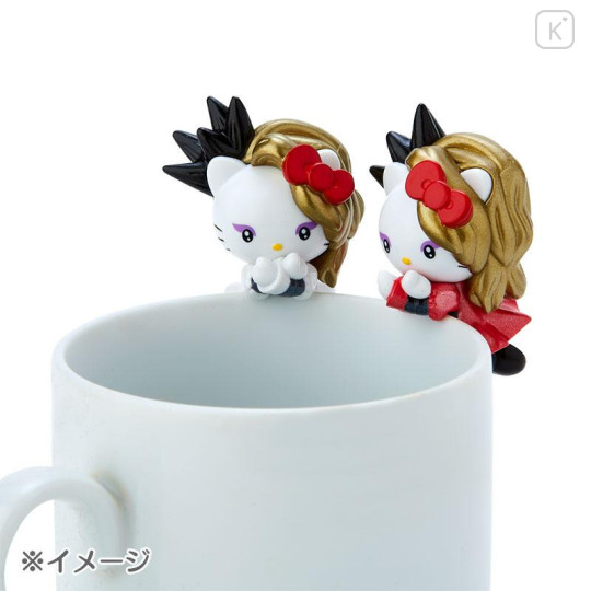 Japan Sanrio Edge of the Cup 2pcs Set - Yoshikitty - 6