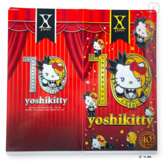 Japan Sanrio Ticket Holder 2pcs Set - Yoshikitty : 10th Anniversary - 2