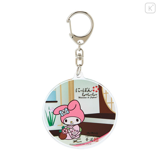 Japan Sanrio Acrylic Keychain - My Melody / Welcome to Japan - 1