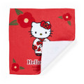 Japan Sanrio Mini Towel - Hello Kitty / Japanese Flower - 2