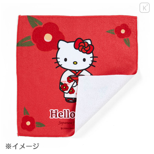 Japan Sanrio Mini Towel - My Melody / Japanese Flower - 2