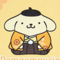 Japan Sanrio Mini Towel - Pompompurin / Japanese Flower - 3