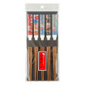 Japan Sanrio Chopsticks 5 Set - Hello Kitty : International Flights - 1