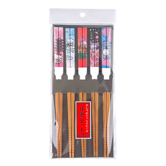 Japan Sanrio Chopsticks 5 Set - Hello Kitty / Sakura