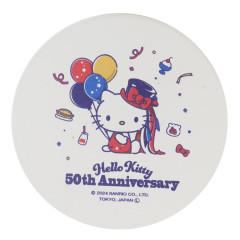 Japan Sanrio Water-absorbing Coaster - Hello Kitty Always By Your Side / 50th Anniversary