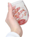 Japan Sanrio Glass Tumbler - Hello Kitty Always By Your Side Red / 50th Anniversary - 2