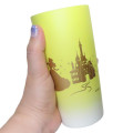 Japan Disney Stainless Steel Tumbler - Belle & Beast / Yellow Silhouette - 2