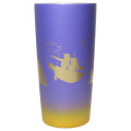 Japan Disney Stainless Steel Tumbler - Jasmine & Aladdin / Puple Silhouette - 1