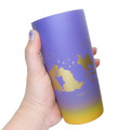 Japan Disney Stainless Steel Tumbler - Jasmine & Aladdin / Puple Silhouette - 2