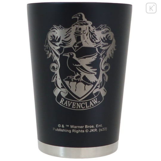 Japan Harry Potter Stainless Steel Tumbler - Ravenclaw / Black & Silver - 1