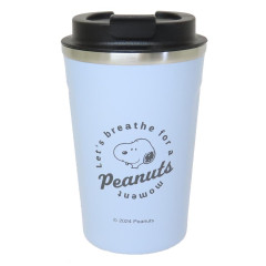Japan Peanuts Stainless Steel Tumbler with Lid - Snoopy / Blue