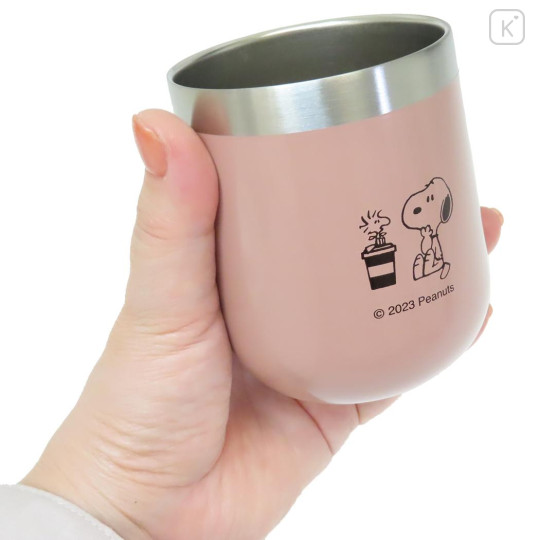 Japan Peanuts Stainless Steel Tumbler - Snoopy / Charlie - 2