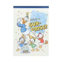 Japan Disney A6 Notepad - Surprise / Donald Duck Birthday 2024