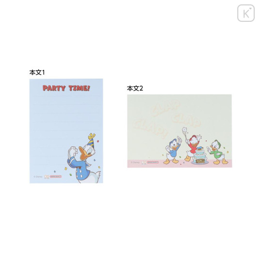 Japan Disney Mini Notepad - Surprise / Donald Duck Birthday 2024 - 3