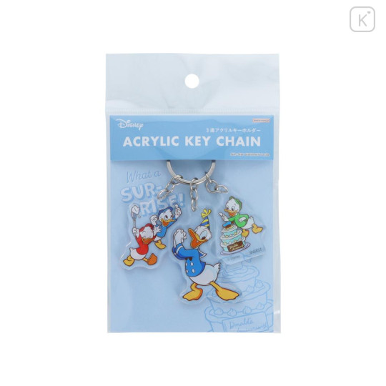 Japan Disney Acrylic Keychain - Surprise / Donald Duck Birthday 2024 - 1