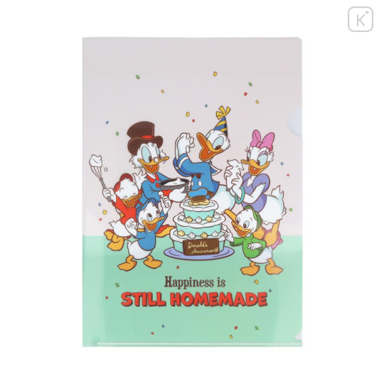 Japan Disney A4 Clear File Holder - Surprise / Donald Duck Birthday 2024 - 1